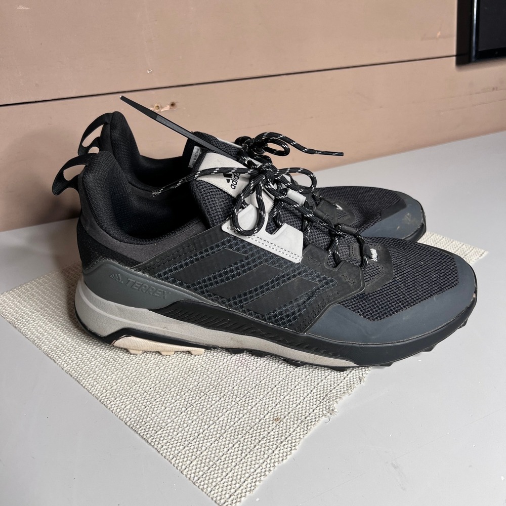 Adidas Terrex Eastrail Mens Hiking Shoes Black Trail Sneakers FU7237 Size 11